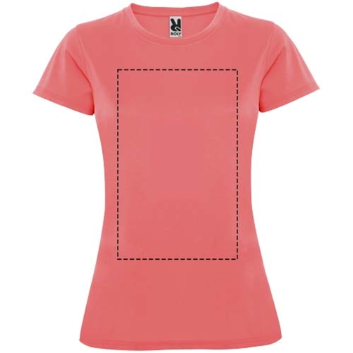 Montecarlo Sport T-Shirt Für Damen , fluor coral, Piqué Strick 100% Polyester, 150 g/m2, XL, , Bild 17