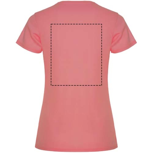 Montecarlo Sport T-Shirt Für Damen , fluor coral, Piqué Strick 100% Polyester, 150 g/m2, XL, , Bild 6
