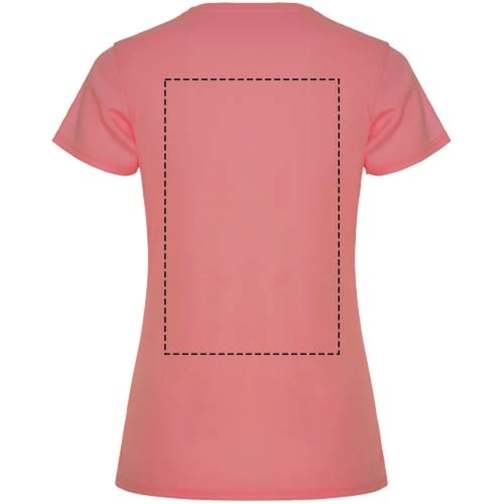 Montecarlo Sport T-Shirt Für Damen , fluor coral, Piqué Strick 100% Polyester, 150 g/m2, L, , Bild 7