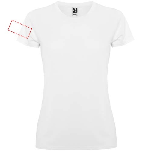 Montecarlo Sport T-Shirt Für Damen , weiß, Piqué Strick 100% Polyester, 150 g/m2, XL, , Bild 14