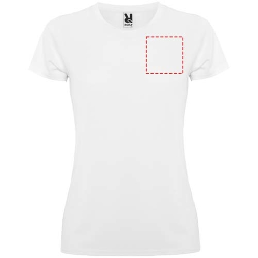 Montecarlo Sport T-Shirt Für Damen , weiß, Piqué Strick 100% Polyester, 150 g/m2, XL, , Bild 6