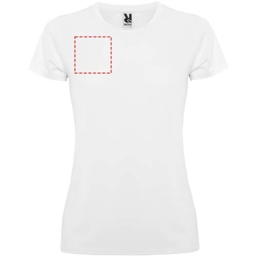Montecarlo Sport T-Shirt Für Damen , weiß, Piqué Strick 100% Polyester, 150 g/m2, XL, , Bild 8