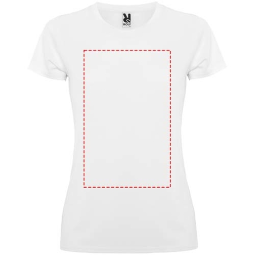 Montecarlo Sport T-Shirt Für Damen , weiß, Piqué Strick 100% Polyester, 150 g/m2, XL, , Bild 22