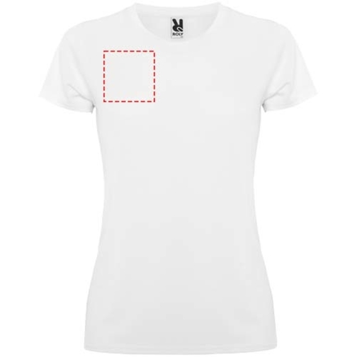Montecarlo Sport T-Shirt Für Damen , weiß, Piqué Strick 100% Polyester, 150 g/m2, XL, , Bild 17