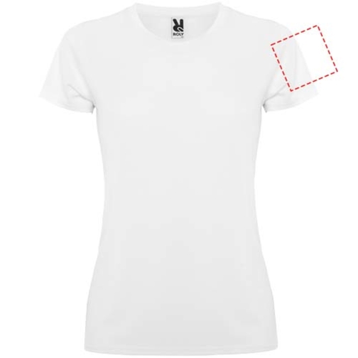 Montecarlo Sport T-Shirt Für Damen , weiß, Piqué Strick 100% Polyester, 150 g/m2, L, , Bild 6