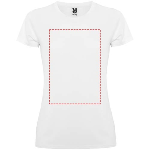 Montecarlo Sport T-Shirt Für Damen , weiß, Piqué Strick 100% Polyester, 150 g/m2, S, , Bild 19