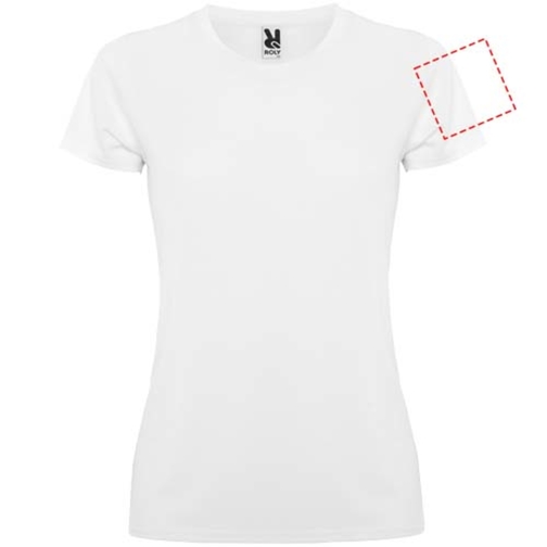 T-shirt sportiva a maniche corte da donna Montecarlo, Immagine 6