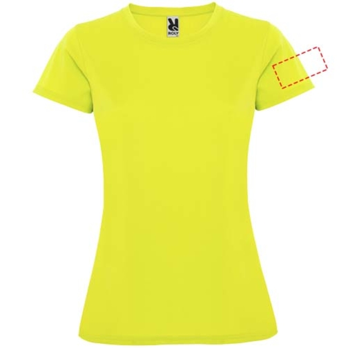 Montecarlo Sport T-Shirt Für Damen , fluor yellow, Piqué Strick 100% Polyester, 150 g/m2, XL, , Bild 7