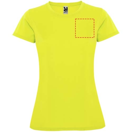 Montecarlo Sport T-Shirt Für Damen , fluor yellow, Piqué Strick 100% Polyester, 150 g/m2, XL, , Bild 19