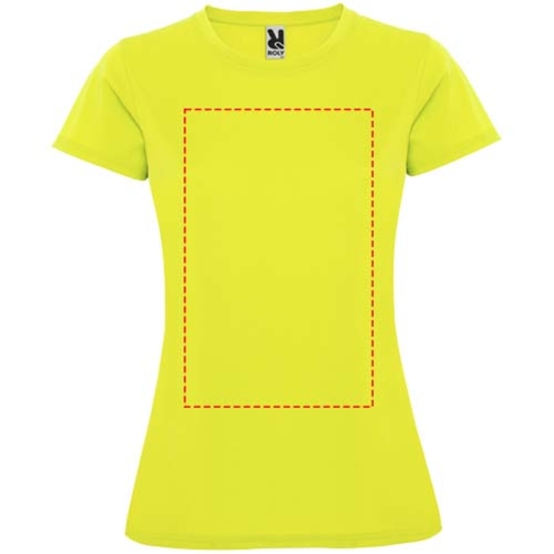 Montecarlo Sport T-Shirt Für Damen , fluor yellow, Piqué Strick 100% Polyester, 150 g/m2, XL, , Bild 11