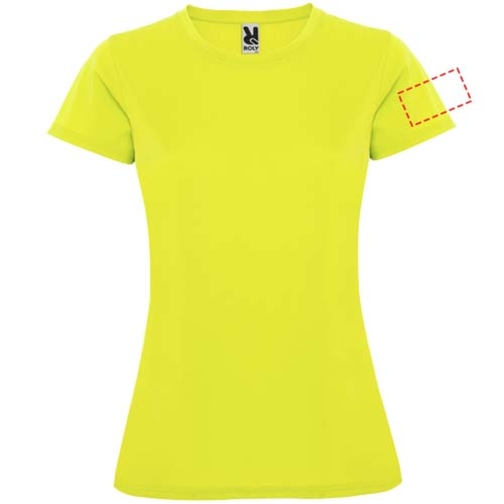 Montecarlo Sport T-Shirt Für Damen , fluor yellow, Piqué Strick 100% Polyester, 150 g/m2, XL, , Bild 13