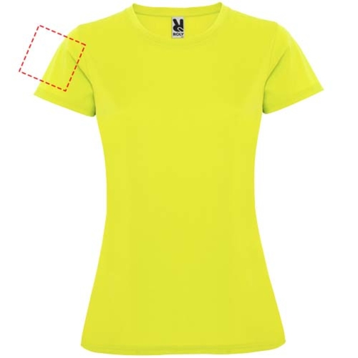 Montecarlo Sport T-Shirt Für Damen , fluor yellow, Piqué Strick 100% Polyester, 150 g/m2, XL, , Bild 16