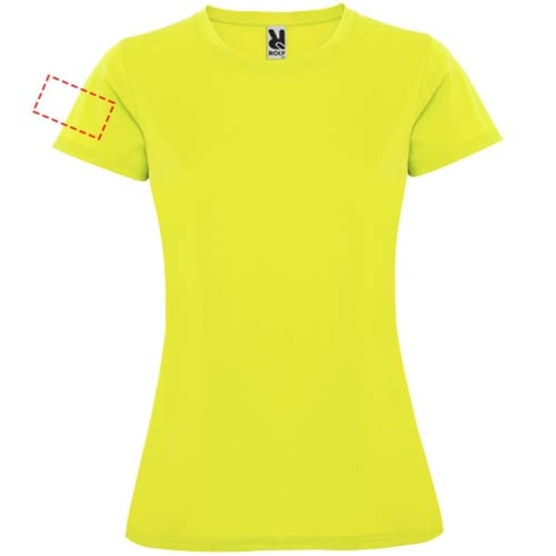 Montecarlo Sport T-Shirt Für Damen , fluor yellow, Piqué Strick 100% Polyester, 150 g/m2, XL, , Bild 25