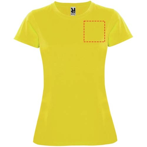 Montecarlo Sport T-Shirt Für Damen , gelb, Piqué Strick 100% Polyester, 150 g/m2, XL, , Bild 12