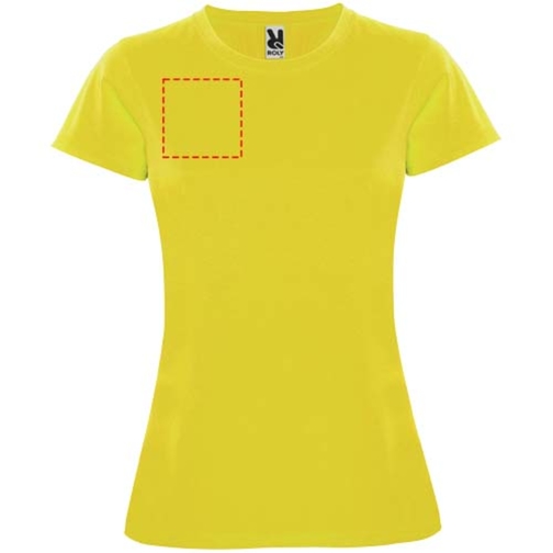 Montecarlo Sport T-Shirt Für Damen , gelb, Piqué Strick 100% Polyester, 150 g/m2, XL, , Bild 14