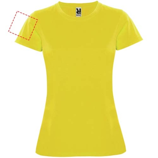 Montecarlo Sport T-Shirt Für Damen , gelb, Piqué Strick 100% Polyester, 150 g/m2, XL, , Bild 9