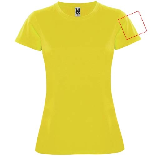 Montecarlo Sport T-Shirt Für Damen , gelb, Piqué Strick 100% Polyester, 150 g/m2, XL, , Bild 11