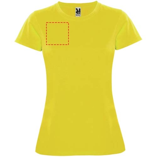Montecarlo Sport T-Shirt Für Damen , gelb, Piqué Strick 100% Polyester, 150 g/m2, XL, , Bild 23