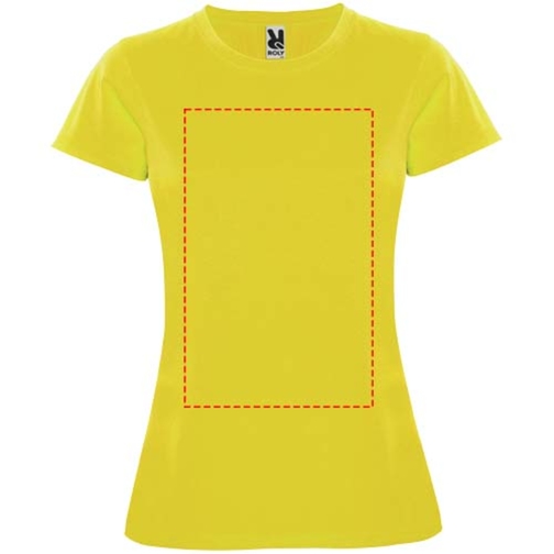 Montecarlo Sport T-Shirt Für Damen , gelb, Piqué Strick 100% Polyester, 150 g/m2, M, , Bild 8