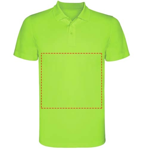 Monzha Sport Poloshirt Für Herren , lime / green lime, Piqué Strick 100% Polyester, 150 g/m2, 3XL, , Bild 10