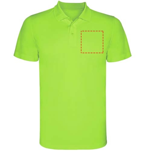 Monzha Sport Poloshirt Für Herren , lime / green lime, Piqué Strick 100% Polyester, 150 g/m2, 3XL, , Bild 18