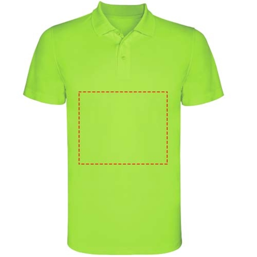 Monzha Sport Poloshirt Für Herren , lime / green lime, Piqué Strick 100% Polyester, 150 g/m2, 3XL, , Bild 20