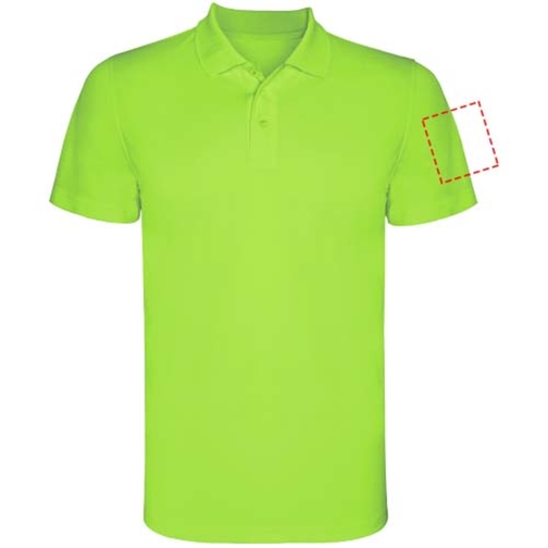 Monzha Sport Poloshirt Für Herren , lime / green lime, Piqué Strick 100% Polyester, 150 g/m2, XL, , Bild 11