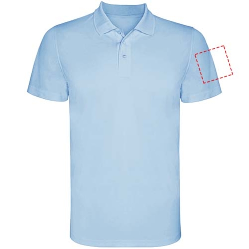 Monzha Sport Poloshirt Für Herren , himmelblau, Piqué Strick 100% Polyester, 150 g/m2, 3XL, , Bild 19