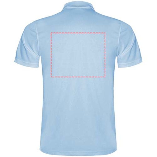 Monzha Sport Poloshirt Für Herren , himmelblau, Piqué Strick 100% Polyester, 150 g/m2, 3XL, , Bild 23