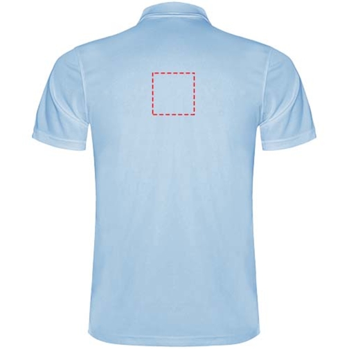Monzha Sport Poloshirt Für Herren , himmelblau, Piqué Strick 100% Polyester, 150 g/m2, 2XL, , Bild 11