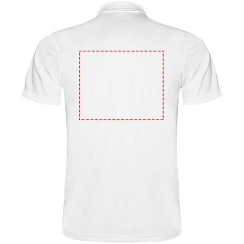 Monzha Sport Poloshirt Für Herren , weiss, Piqué Strick 100% Polyester, 150 g/m2, 3XL, , Bild 22