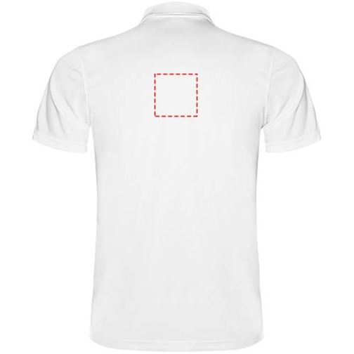 Monzha Sport Poloshirt Für Herren , weiß, Piqué Strick 100% Polyester, 150 g/m2, XL, , Bild 10