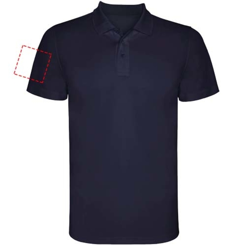 Monzha Sport Poloshirt Für Herren , navy blue, Piqué Strick 100% Polyester, 150 g/m2, 3XL, , Bild 17