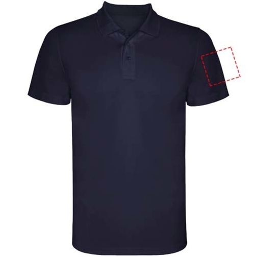 Monzha Sport Poloshirt Für Herren , navy blue, Piqué Strick 100% Polyester, 150 g/m2, 3XL, , Bild 18