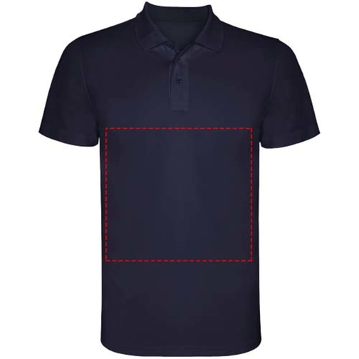 Monzha Sport Poloshirt Für Herren , navy blue, Piqué Strick 100% Polyester, 150 g/m2, 3XL, , Bild 11