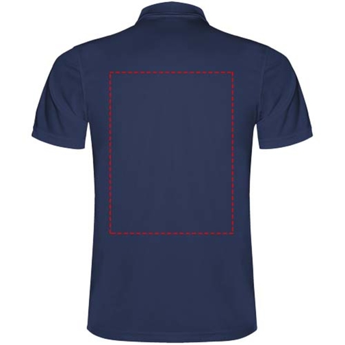 Monzha Sport Poloshirt Für Herren , navy blue, Piqué Strick 100% Polyester, 150 g/m2, 3XL, , Bild 13