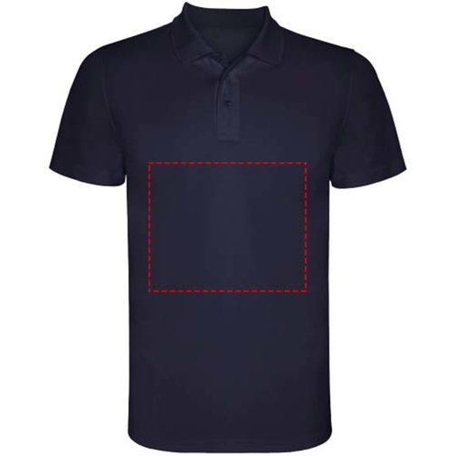 Monzha Sport Poloshirt Für Herren , navy blue, Piqué Strick 100% Polyester, 150 g/m2, 3XL, , Bild 21