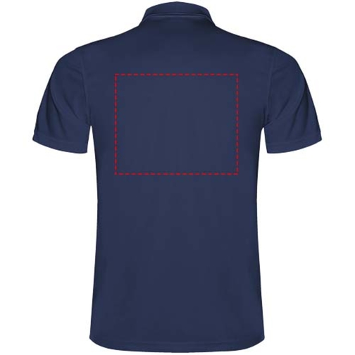 Monzha Sport Poloshirt Für Herren , navy blue, Piqué Strick 100% Polyester, 150 g/m2, 3XL, , Bild 22