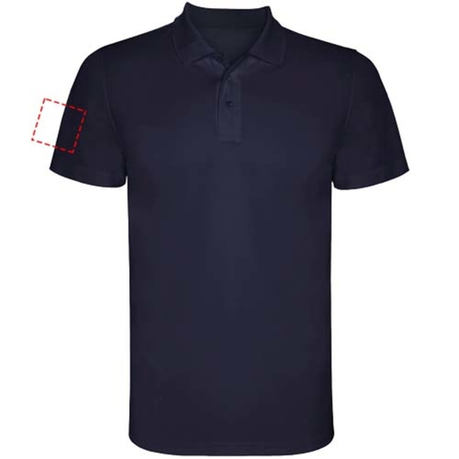 Monzha Sport Poloshirt Für Herren , navy blue, Piqué Strick 100% Polyester, 150 g/m2, 3XL, , Bild 26