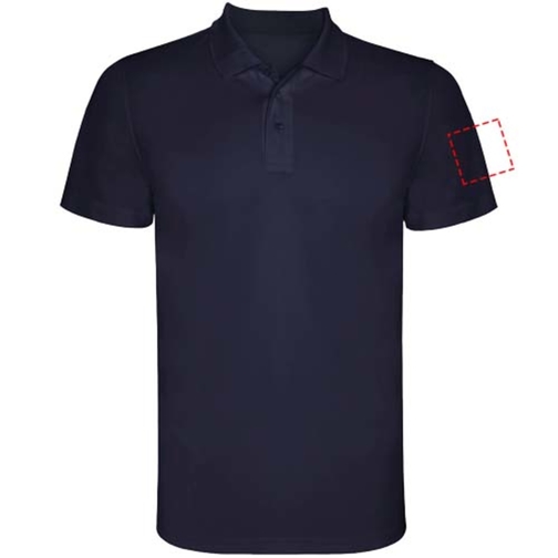 Monzha Sport Poloshirt Für Herren , navy blue, Piqué Strick 100% Polyester, 150 g/m2, 3XL, , Bild 25