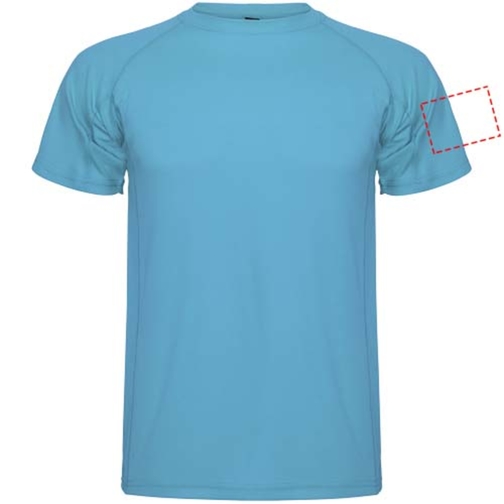Montecarlo Sport T-Shirt Für Kinder , türkis, Piqué Strick 100% Polyester, 150 g/m2, 12, , Bild 12