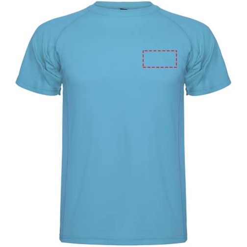 Montecarlo Sport T-Shirt Für Kinder , türkis, Piqué Strick 100% Polyester, 150 g/m2, 12, , Bild 16