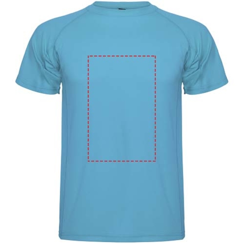 Montecarlo Sport T-Shirt Für Kinder , türkis, Piqué Strick 100% Polyester, 150 g/m2, 12, , Bild 13