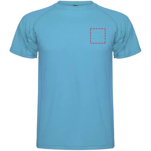 Montecarlo Sport T-Shirt Für Kinder , türkis, Piqué Strick 100% Polyester, 150 g/m2, 12, , Bild 7