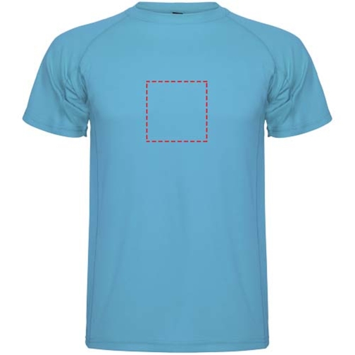 Montecarlo Sport T-Shirt Für Kinder , türkis, Piqué Strick 100% Polyester, 150 g/m2, 4, , Bild 9