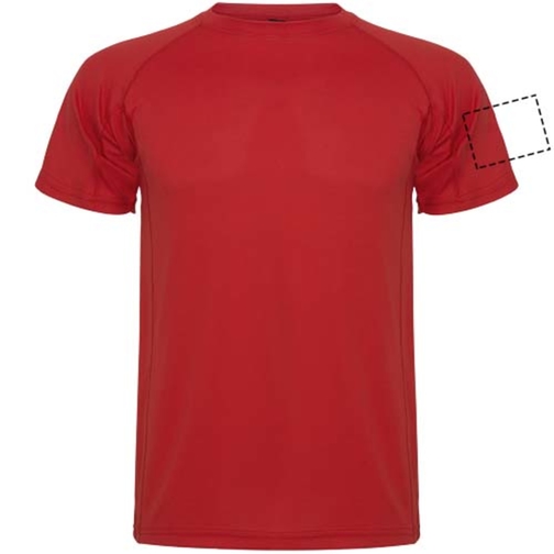 Montecarlo Sport T-Shirt Für Kinder , rot, Piqué Strick 100% Polyester, 150 g/m2, 12, , Bild 8