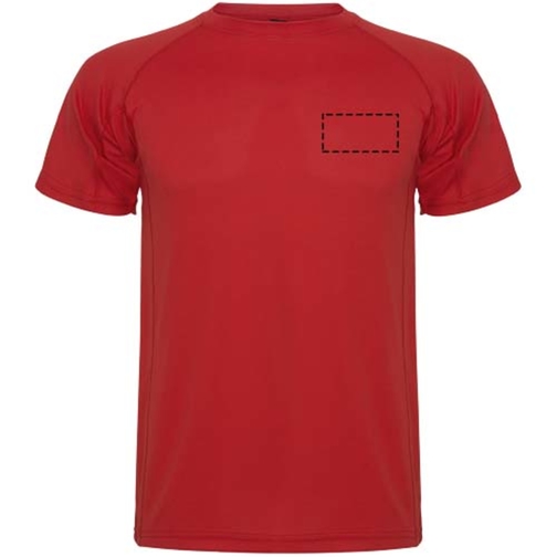 Montecarlo Sport T-Shirt Für Kinder , rot, Piqué Strick 100% Polyester, 150 g/m2, 12, , Bild 12