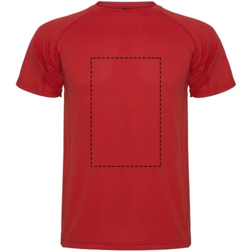 Montecarlo Sport T-Shirt Für Kinder , rot, Piqué Strick 100% Polyester, 150 g/m2, 12, , Bild 9