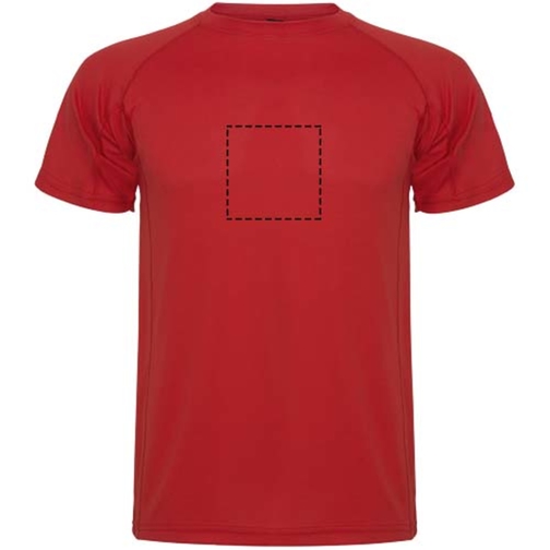 Montecarlo Sport T-Shirt Für Kinder , rot, Piqué Strick 100% Polyester, 150 g/m2, 12, , Bild 15