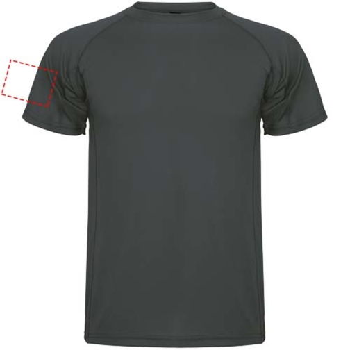 Montecarlo Sport T-Shirt Für Kinder , dark lead, Piqué Strick 100% Polyester, 150 g/m2, 12, , Bild 10